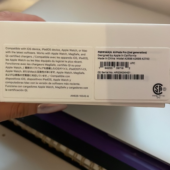 AirPod Pro (Just the Box) - Picture 2 of 4